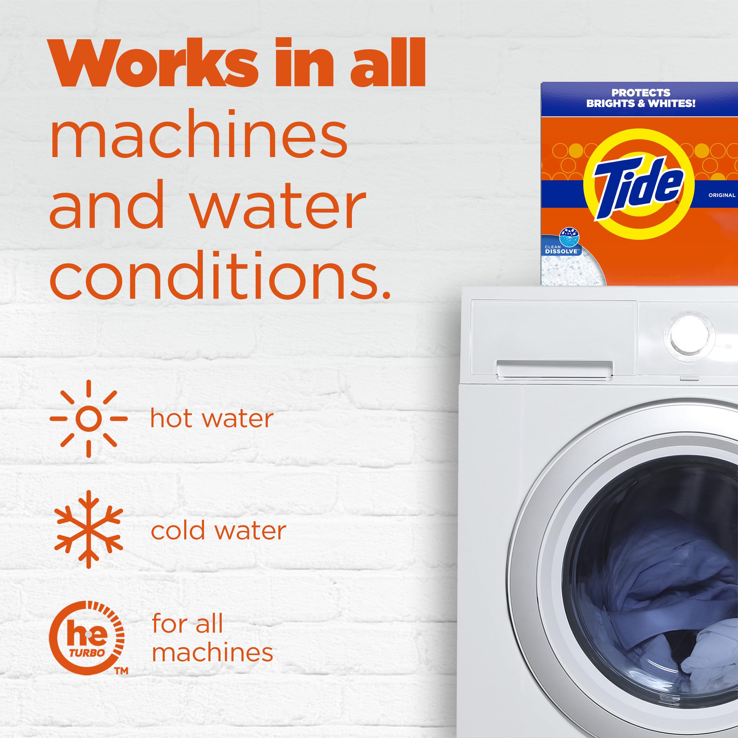 Buy now Tide Powder Laundry Detergent, Original Scent, 75 Loads, 85 oz at indiglob india