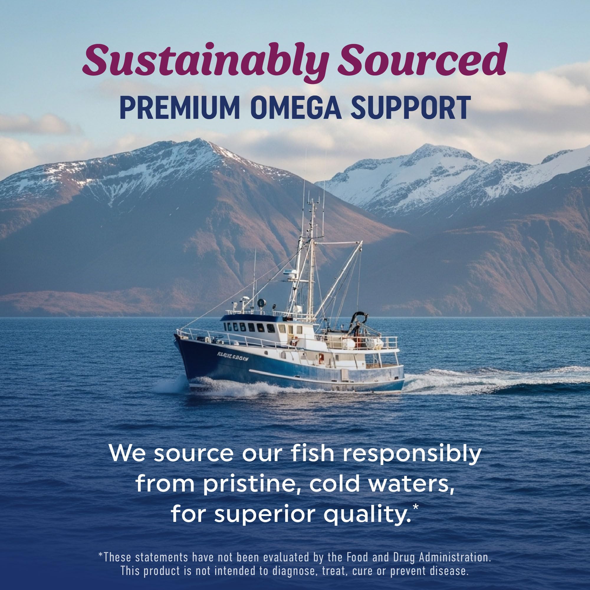 Fish Oil Omega 3 Supplements for Women, DHA + EPA, Heart Health Support | Hormone Balance & Skin Health Support, 600MG Omega3 + 800MG Evening Primrose Oil, Omega 3 Supplement for Women, 120 Softgels