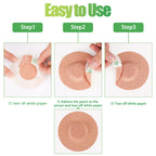 PPMAK-40 PCS Sensor Covers for Libre 2/3-Adhesive Patches-Waterproof CGM Tape No Glue On The Center-Color Tan and Long Lasting (40 PCS)