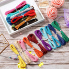 40 Colors 1mm Waxed Polyester Cord 437 Yard Waxed Bracelet Cord