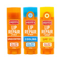 Buy now O'Keeffe's Lip Repair Unscented Lip Balm for Dry, Cracked Lips - Stick (3 Pack) - Moisturizer for Very Dry Lips 3 Pack Combo at indiglob india