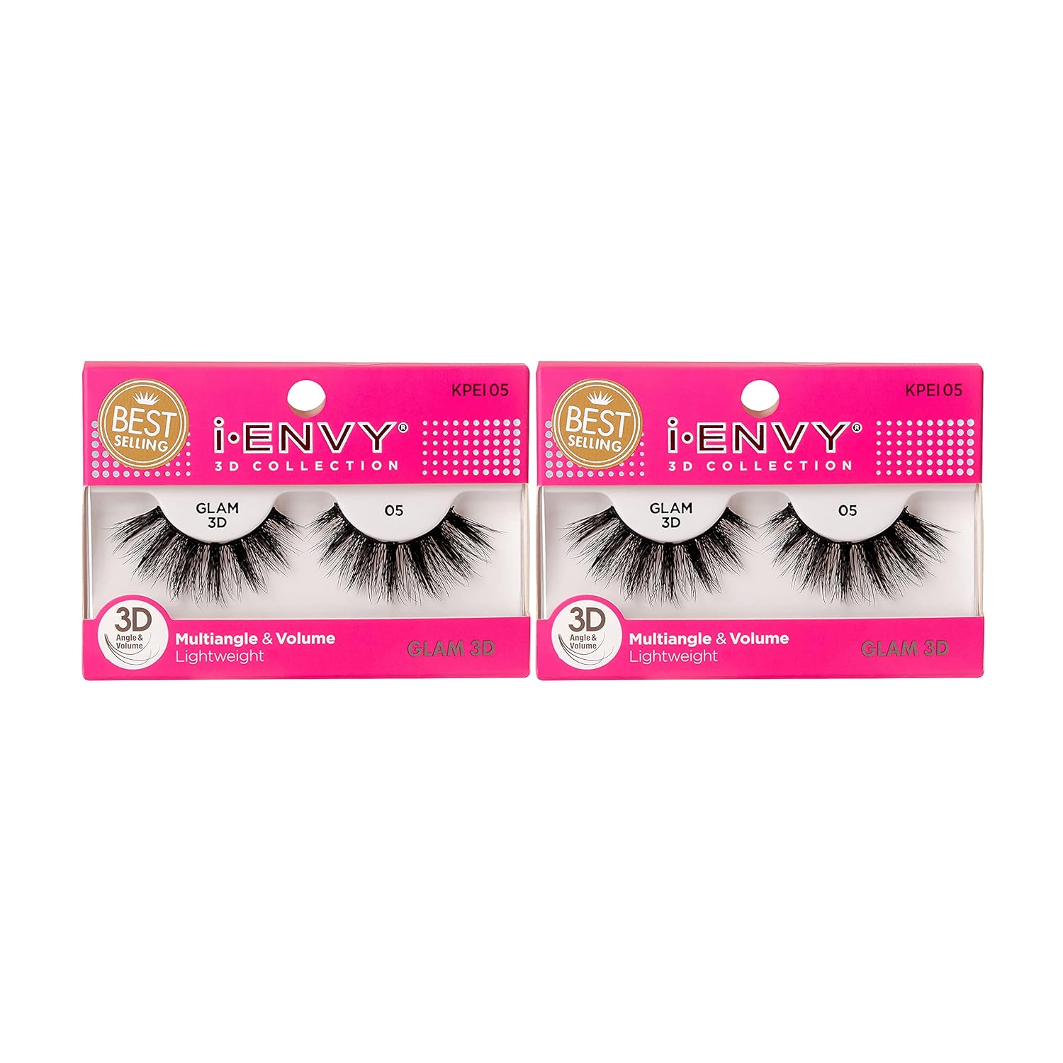 Buy now i-Envy 3D Glam Collection Multi-angle & Volume (2 PACK, KPEI14) 1 Count (Pack of 2) KPEI5 at indiglob india