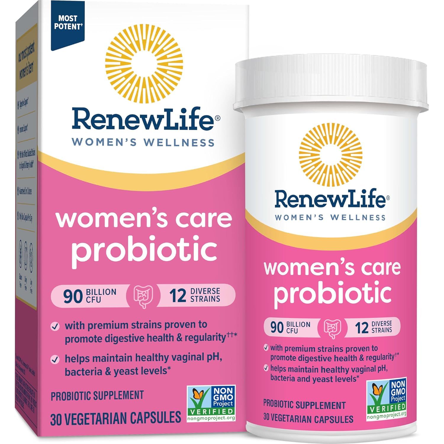 Buy now Renew Life Women's Probiotic Capsules, 50 Billion CFU Guaranteed, Supports pH Balance, Vaginal, Urinary, Digestive and Immune Health(2), L. Rhamnosus GG, Dairy, Soy and Gluten-Free, 30 Count 30 Count (Pack of 1) 90 Billion CFU Nutritional Supplement at indiglob india