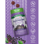 Nature's Truth Kids Elderberry Gummies | 50 Count | with Zinc and Vitamin C