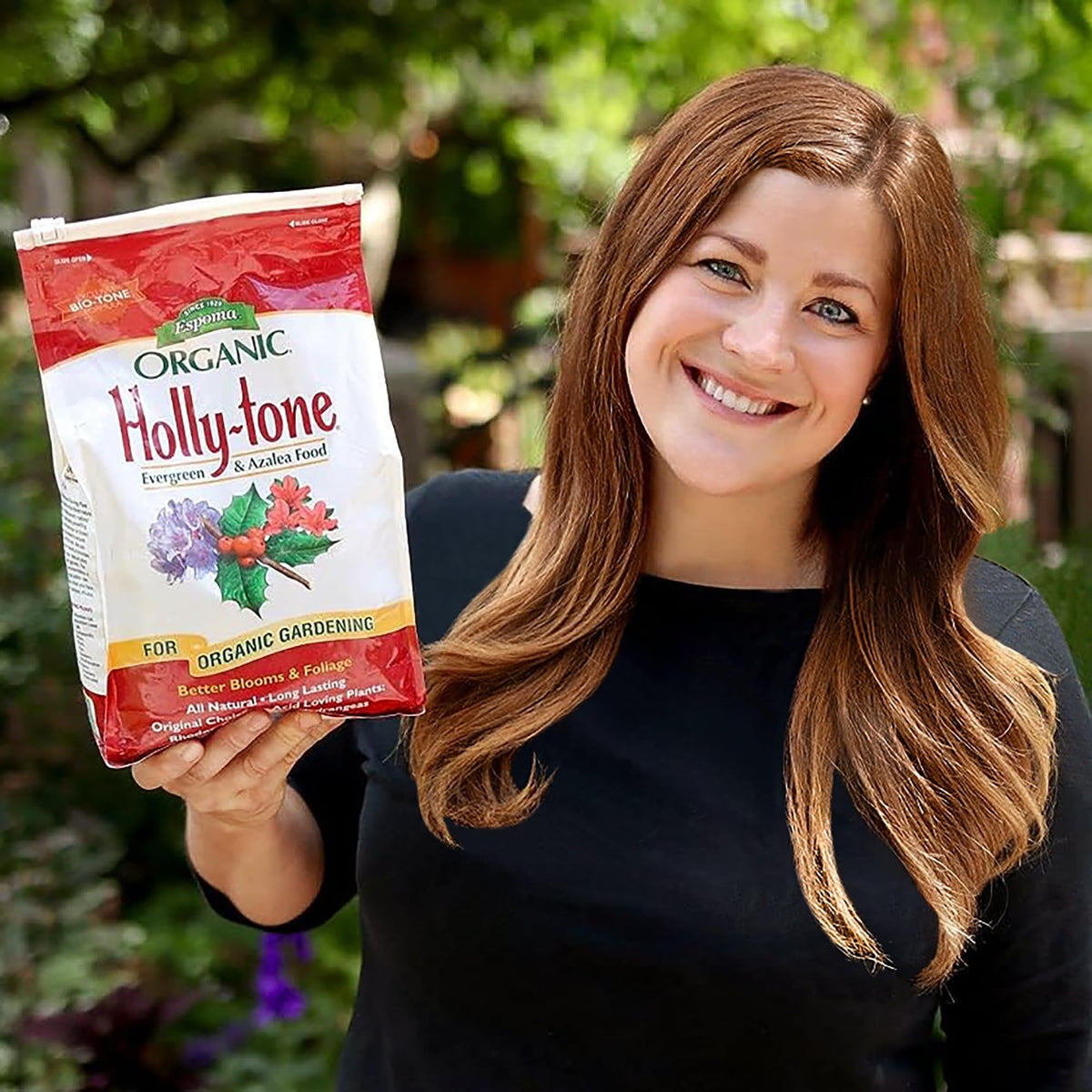 Espoma Organic Holly-Tone 4-3-4 Natural & Organic Evergreen & Azalea Plant Food; 4 lb. Bag; The Original & Best Fertilizer for All Acid Loving Plants Including Rhododendrons & Hydrangeas. Pack of 2