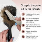 Buy now Kitsch Hair Brush Cleaner Tool | Double-Sided 2-in-1 Brush Cleaner for Hair Brushes & Combs | Eco-Friendly Cleaning Tool with Pick & Bristles, Perfect Gifts for Women | Hair Stylist Essentials at indiglob india