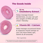 OLLY Period Hero Gummies, PMS Support Supplement,* Cran-Raspberry- 60 Count