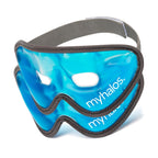 MyHalos Cooling Gel Eye Mask, Cold Ice Pack for Puffy Eyes & Dark Circles | Instant Relief for Puffy Eyes & Dark Circles, Reusable Gel Beads, Soothes Headaches & Sinus Pain, Flexible Fit, Freezer Safe