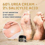 60% Urea Cream for Feet with 2% Salicylic Acid for Deep Hydration-150g | Urea Cream 60 Percent for Feet & Hands-Maximum Strength Moisturizer for Rough,Dry,Thick & Cracked Skin,Callus Remover