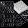 Teenitor 600pcs Press on Nail Adhesive Tabs, 15 Sizes of Nail Stickers for Press ons, Press on Nails Glue Stickers Press on Nail Sticky Tabs, Clear/Yellow