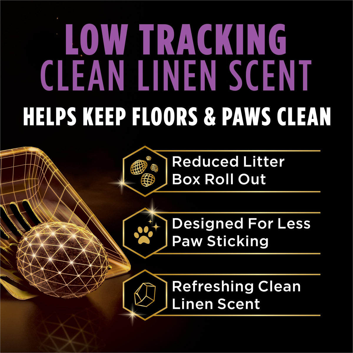 Purina Tidy Cats Performance Plus Tidy Feet Cat Litter, 22 lb. Box