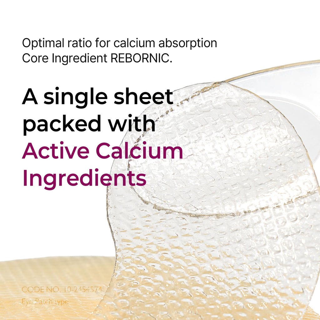 Dr.Melaxin Calcium Volume Under Eye Patches for Puffy Eyes & Dark Circles, Hydrogel Eye Mask for Wrinkles, Fine Lines & Sagging Skin, Firming Collagen Eye Patch, Korean Skin Care (60 Count)