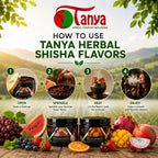 Fruit Mix Hookah Shisha Flavors, Premium Tobacco & Nicotine Free, Fruit Variety Pack, 50-Gram Packs (Pack of 6)