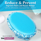 Buy now Dylonic Body Brush for Razor Bumps and Ingrown Hairs Treatment - 1pk Skin Exfoliator for Body Shaving Irritation, Strawberry Legs, Armpit, Bikini Line - Blue at indiglob india