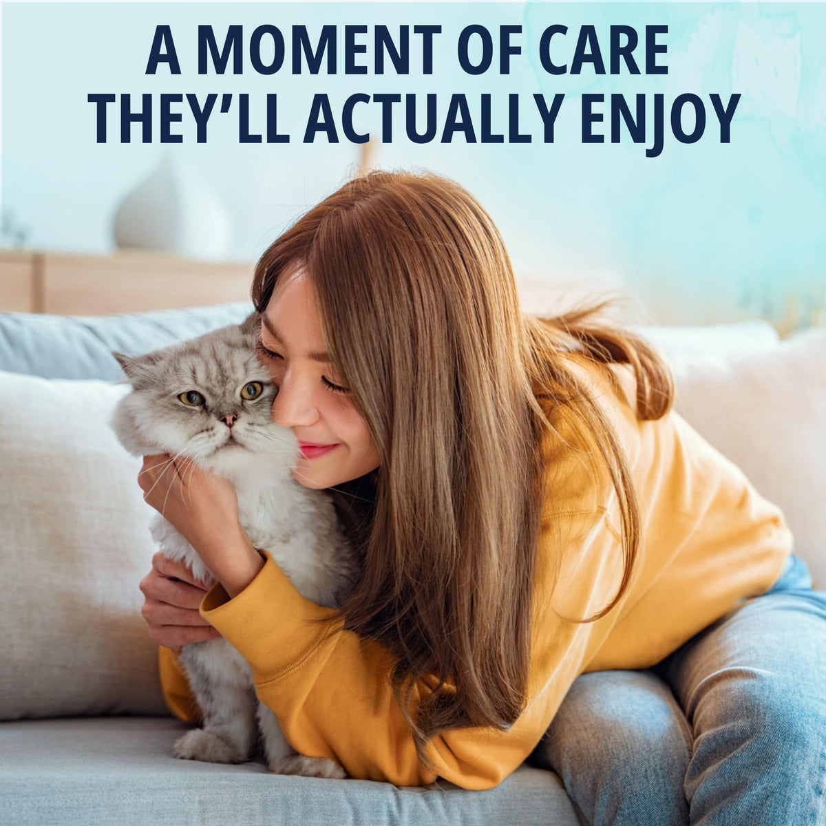 NOVEHA 150 PCs Cat Ear Wipes that Gently Clean & Soothe Sensitive Cat Ears; Soft Ear Cleaner for Removing Wax, Dirt & Odor; Alcohol-Free Ear Care with pH Balanced Formula; Unscented Grooming Care