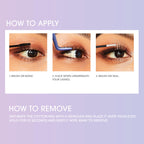 KISS Falscara DIY Eyelash Extension Bond & Seal Infused with Biotin & Vitamin E – Strong Gentle Comfortable Lash Adhesive for All Day Wear For Use With Falscara Lash Wisps, Remover, and Applicator