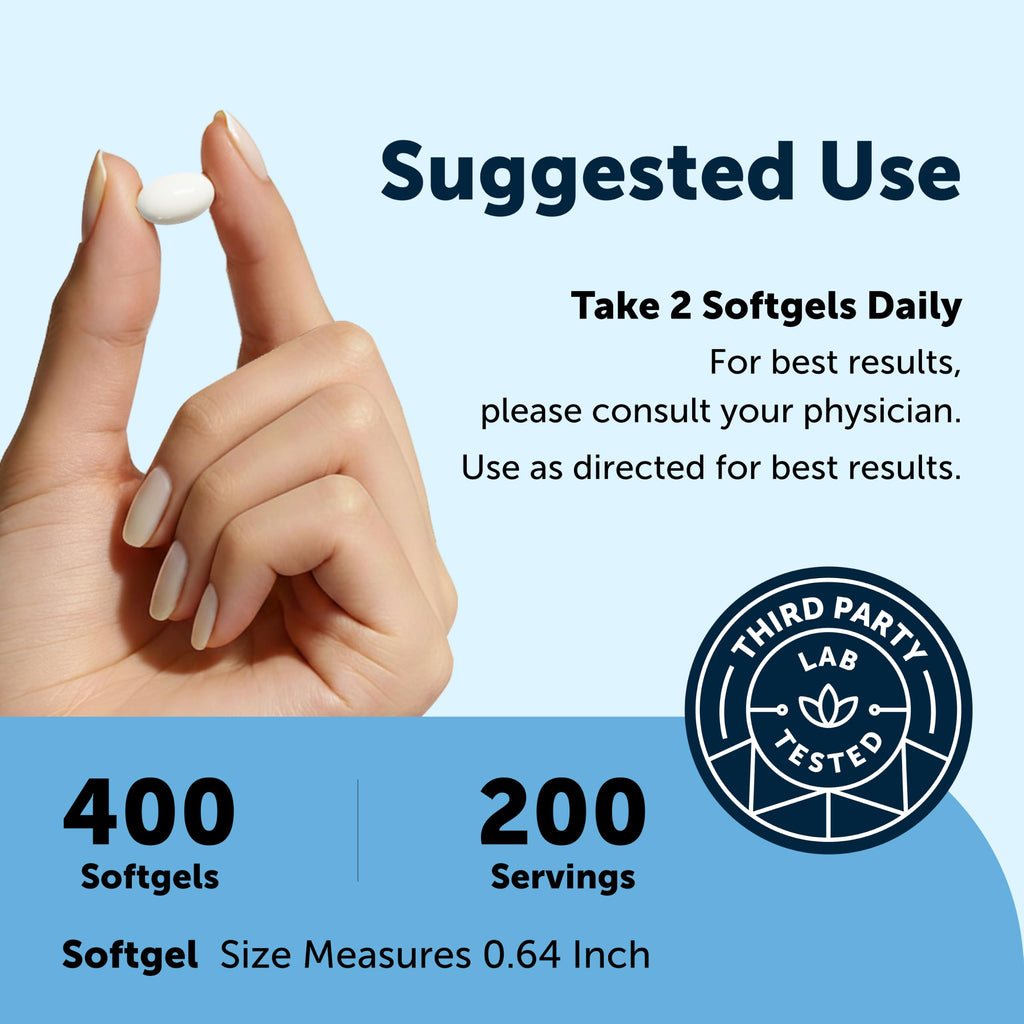 Micro Ingredients L-theanine 200mg Per Serving with Magnesium Glycinate | Made with Coconut & MCT Oil | 400 Softgels | 2-in-1 Formula | Amino Acid & Mineral Complex | Non-GMO, Gluten Free, Soy Free