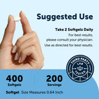Micro Ingredients L-theanine 200mg Per Serving with Magnesium Glycinate | Made with Coconut & MCT Oil | 400 Softgels | 2-in-1 Formula | Amino Acid & Mineral Complex | Non-GMO, Gluten Free, Soy Free
