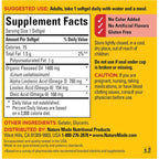 Buy now Nature Made Extra Strength Flaxseed Oil 1400 mg, Fish Free Omega 3 Supplement, Dietary Supplement for Heart Health Support, 100 Softgels, 100 Day Supply at indiglob india