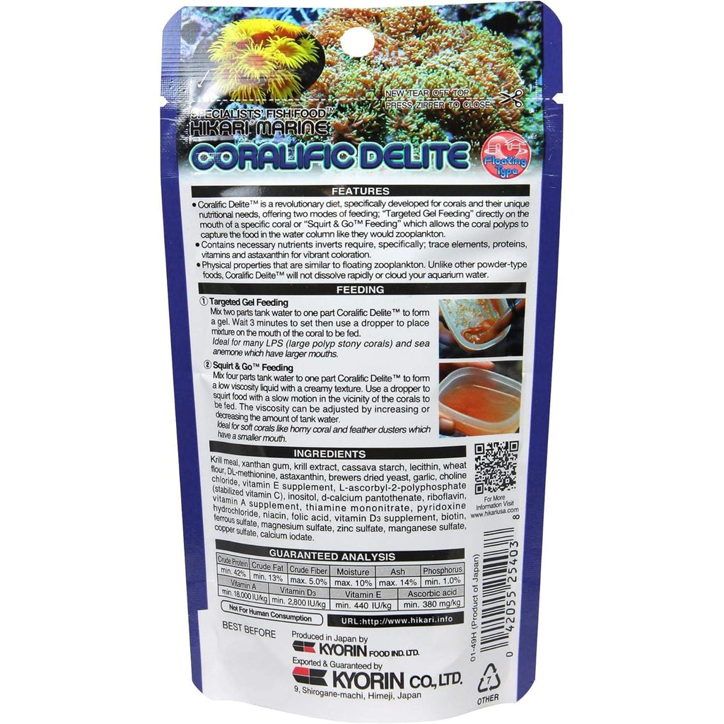 Buy now Hikari Coralific Delite Coral Food, 1.23 oz (35g) at indiglob india