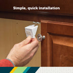 Safety 1st Spring-Loaded Cabinet & Drawer Latch, 10 Pack, White