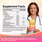 Cutting Drink Mix – Dual-Action Satiety Signaling, Energy & Digestive Health with Berberine, Chromium, FOS, Yerba Mate & 5-HTP | Vegan, Sugar-Free, Non-GMO - 30 Sticks