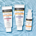 Buy now Neutrogena Clear Face Serum Sunscreen with Green Tea, Broad Spectrum SPF 60, Non-Comedogenic Face Sunscreen for Lightweight UVA/UVB Protection, Oxybenzone- & Fragrance-Free, 1.7 fl. oz at indiglob india