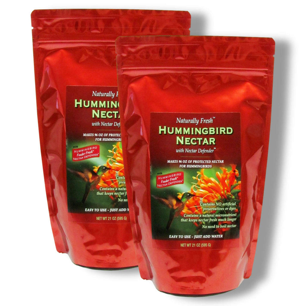 Naturally Fresh Hummingbird Nectar Powder with Nectar Defender, 2-Pack