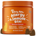 Zesty Paws Cat Allergy Relief for Cats - Omega 3 for Cats, Bacon, 60 Ct