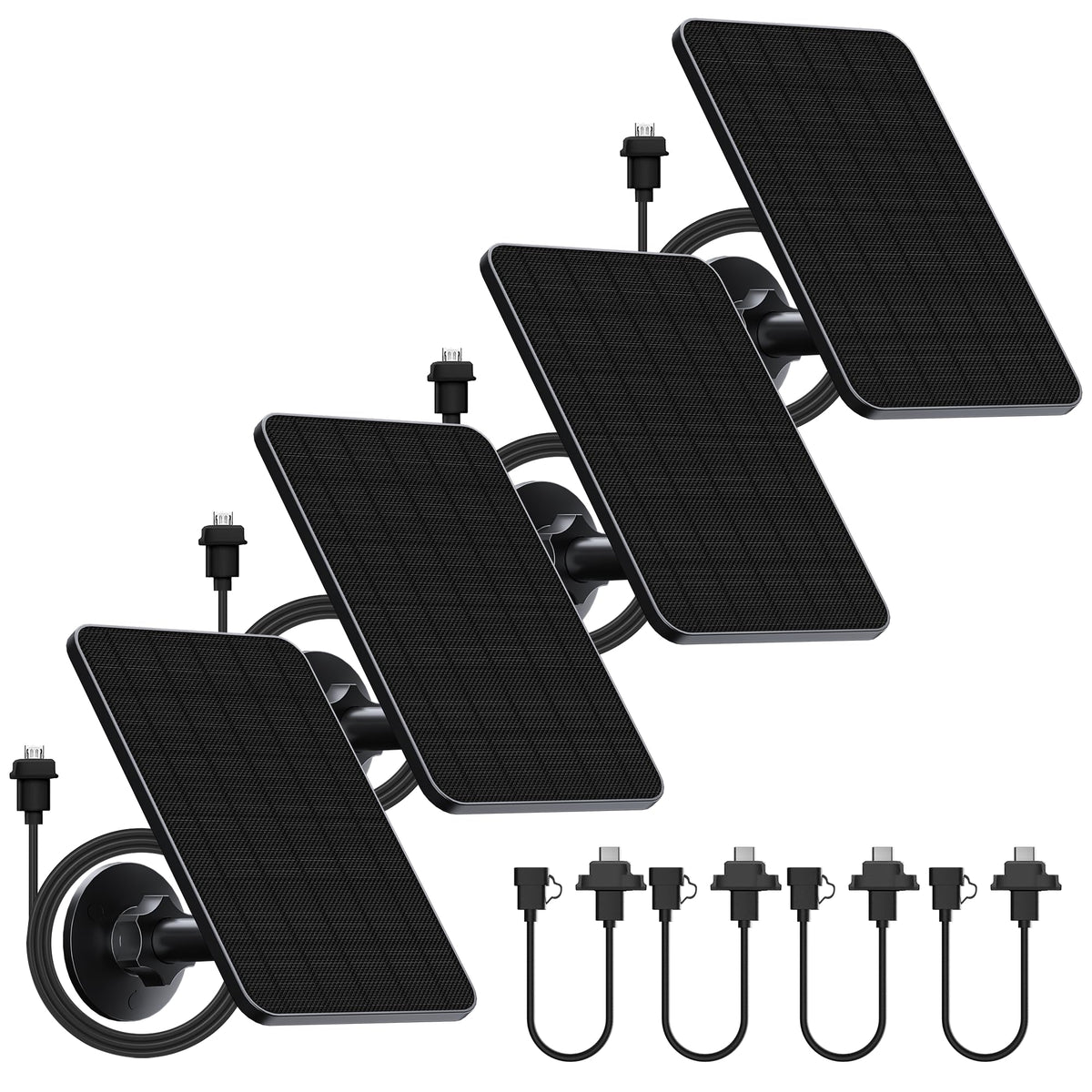 Rhorawill 4 Pack Solar Panel for Blink Outdoor 2K+/4(4th Gen)/(3rd Gen) XT3