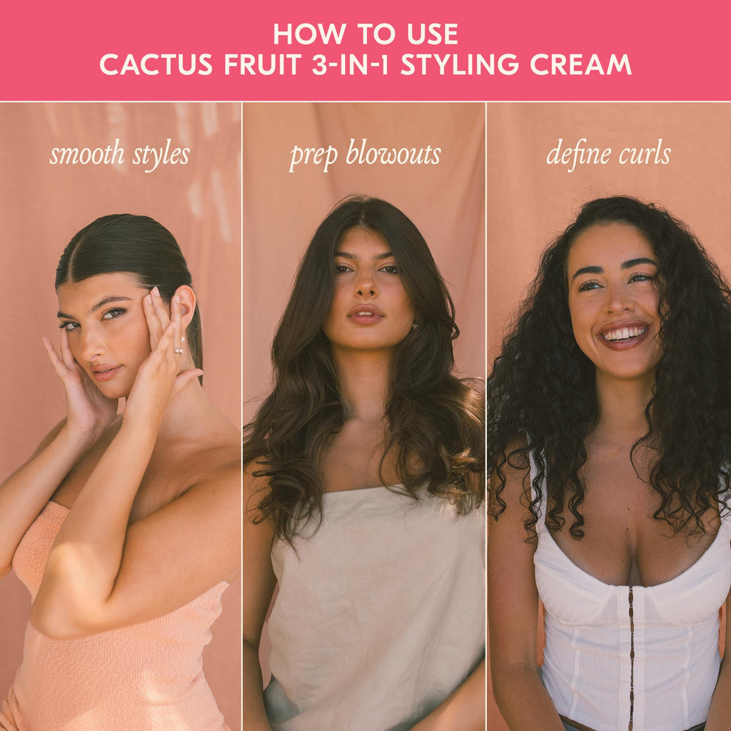 DAE 3-In-1 Styling Cream - Smooths Styles, Adds Shine (Styling Trio Set) | Includes 3-1 styling cream for sleek styles, wave spray for instant texture, dry heat mist for protection