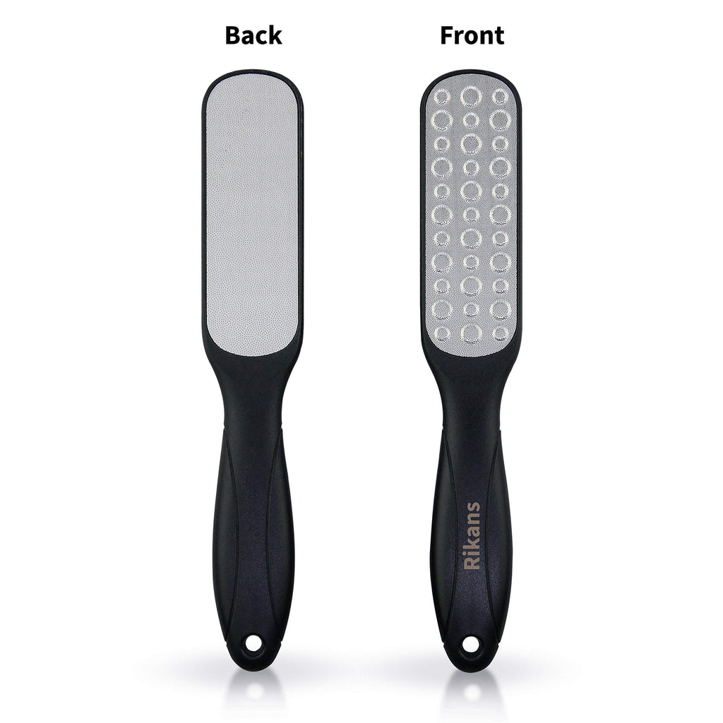 Rikans Colossal Foot File, Professional Foot Rasp Callus Remover, Foot Care Pedicure Tool to Remove Hard Skin,Can Be Used on Wet or Dry Skin, High Grade Stainless Steel File (Foot File Set)