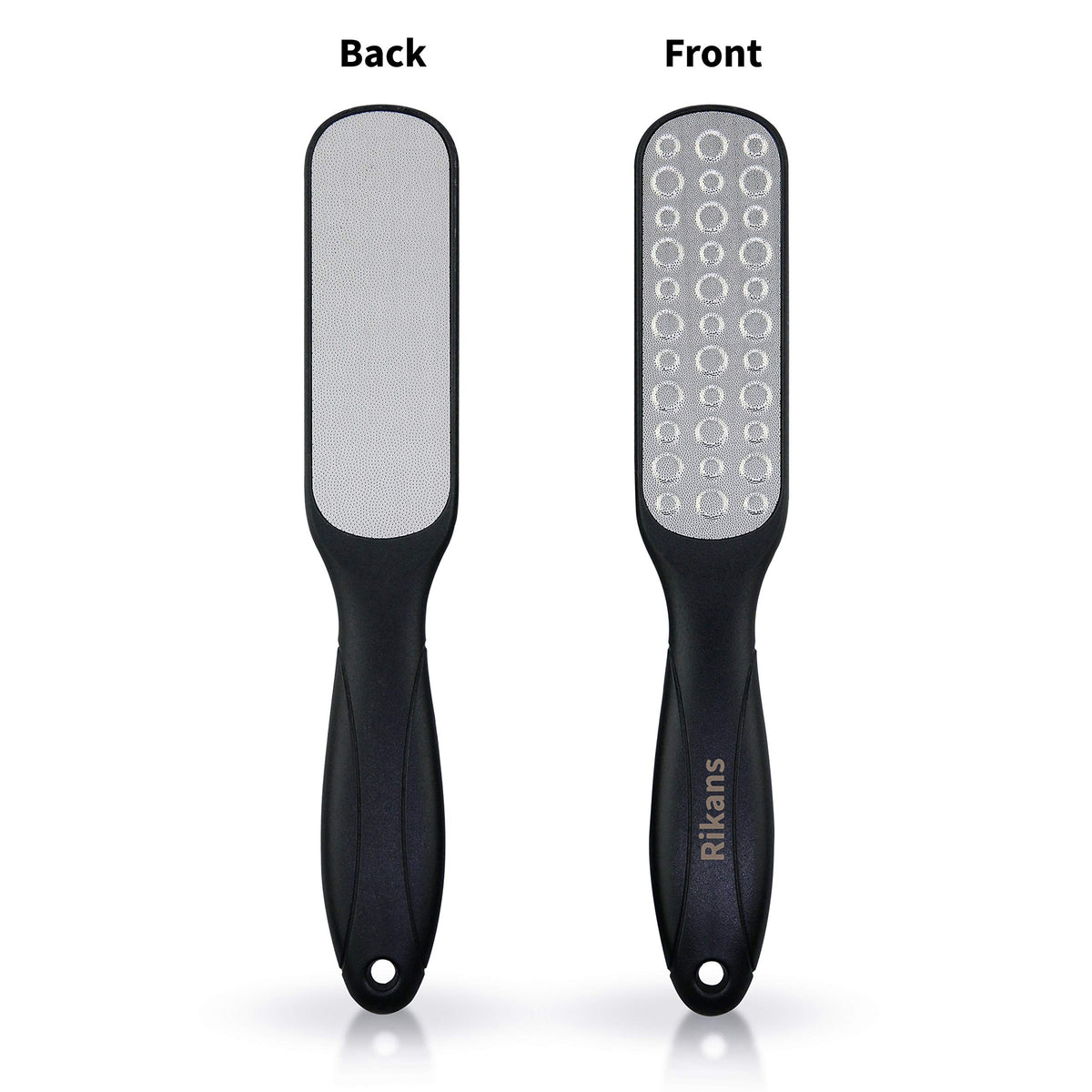 Rikans Colossal Foot File, Professional Foot Rasp Callus Remover, Foot Care Pedicure Tool to Remove Hard Skin,Can Be Used on Wet or Dry Skin, High Grade Stainless Steel File (Foot File Set)
