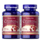Buy now Puritan's Pride Naturally Sourced Cranberry One Per Day Fruit Concentrate 500mg, 50:1 Dietary Supplement for Urinary Tract Support, 4 Month Supply, 120 Rapid Release Capsules 240 count at indiglob india