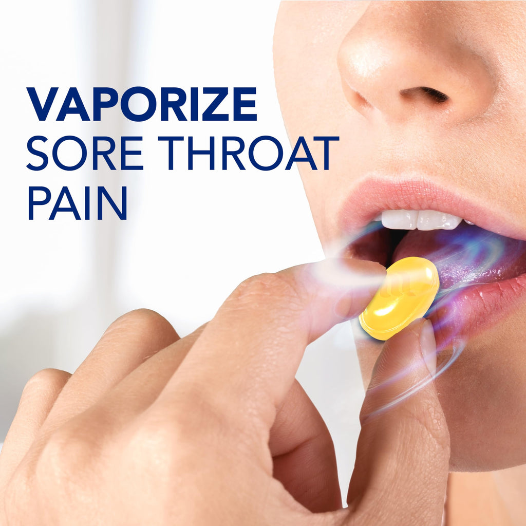 Buy now Vicks VapoCOOL SEVERE Medicated Sore Throat Drops, Fast-Acting Max Strength Relief, Soothes Sore Throat Caused by Cough, Powerful Vicks Vapors, Menthol, Honey Lemon Chill, 225 Total (5 Packs of 45) at indiglob india