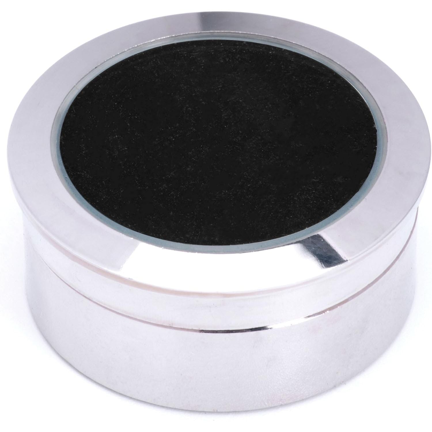 Buy now Small Loose Diamond or Gemstone Display Box Case Holder Show Container Metal (Black- 1.3x0.5) Silver- 1.3x0.5" at indiglob india