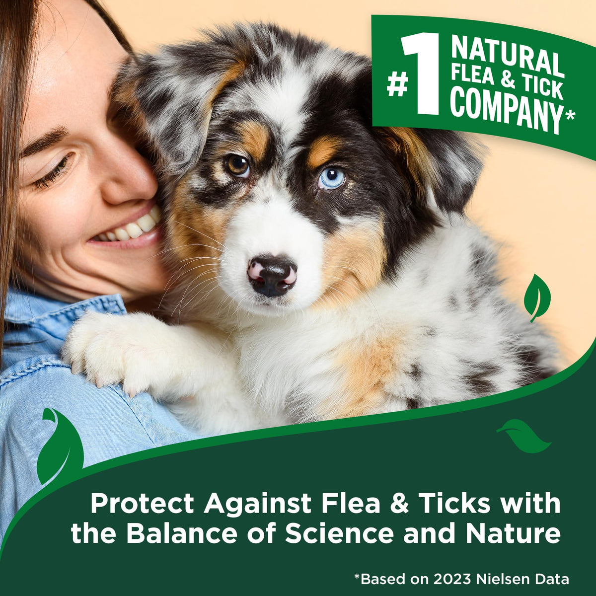 Vet's Best Flea & Tick Wipes for Dogs, Plant-Based, Pest Control, 50 Count