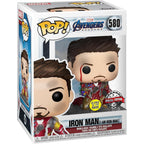 Buy now Funko Pop! Avengers Endgame: I Am Iron Man Glow-in-The-Dark Deluxe Vinyl Figure, Multicolored Default at indiglob india