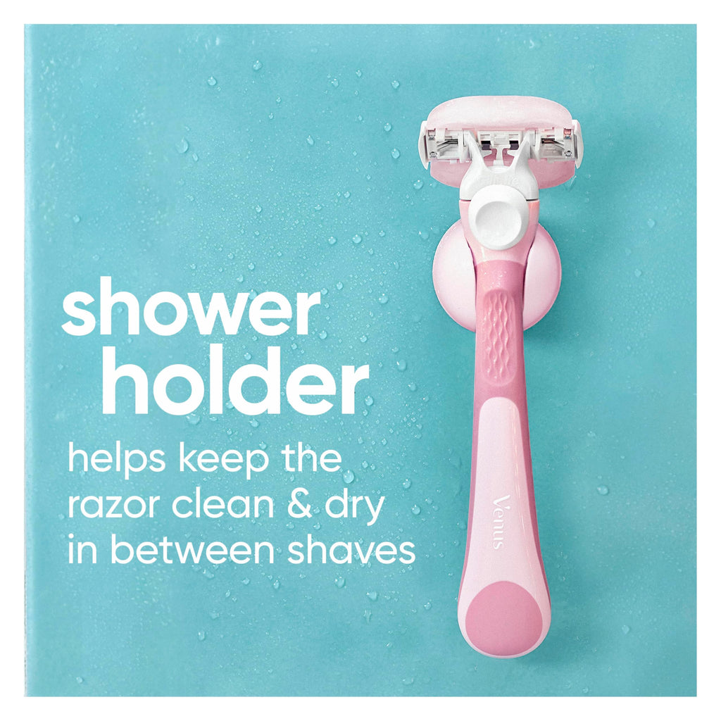 Gillette Venus ComfortGlide White Tea Women's Razor 1 Handle + 4 Blade Refills