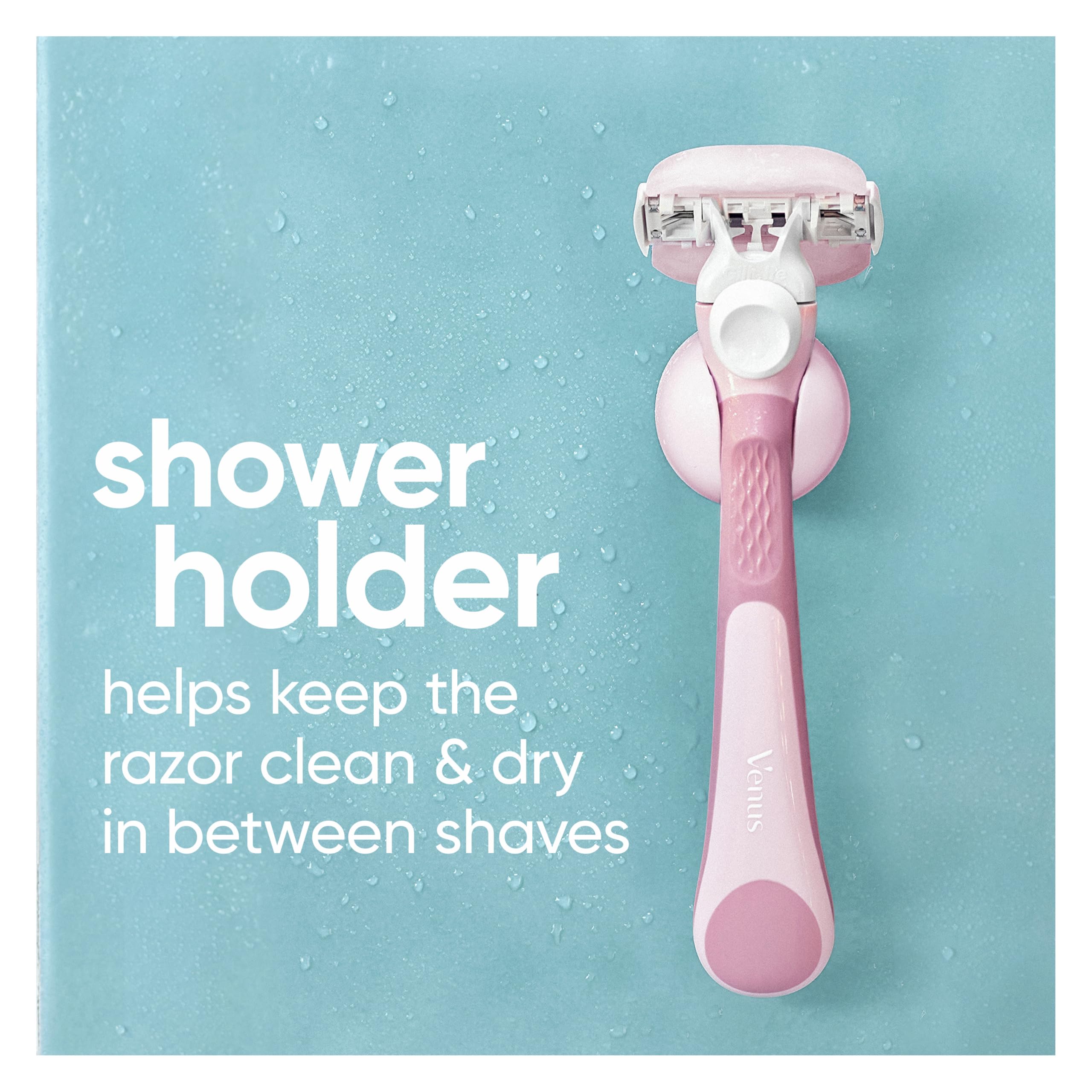 Gillette Venus ComfortGlide White Tea Women's Razor 1 Handle + 4 Blade Refills