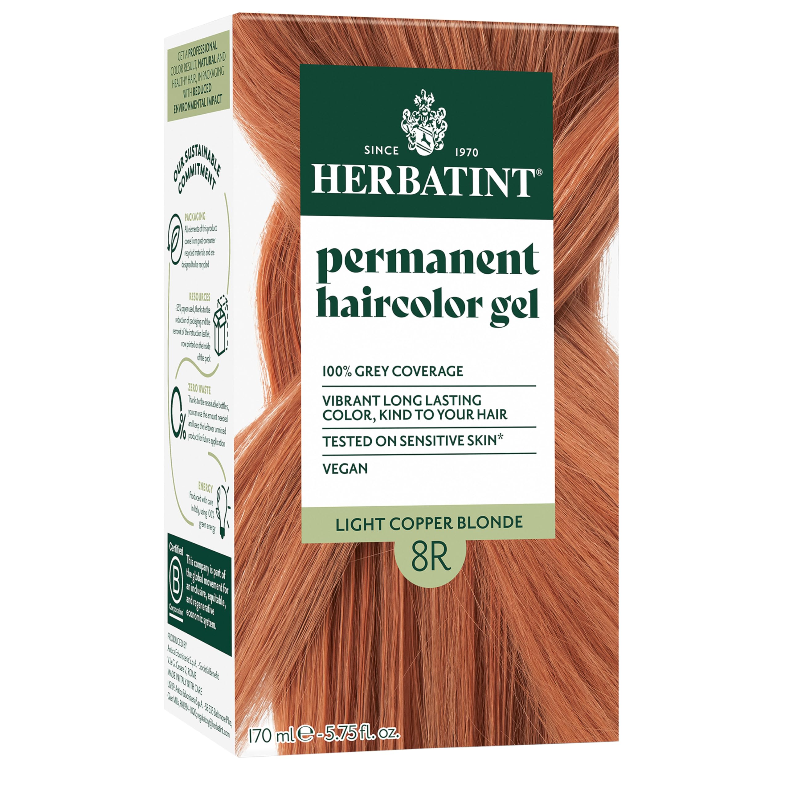 Buy now Herbatint Permanent Hair Dye For Women - 4N Chestnut - For Up To 100% Gray Coverage of Resistant Gray Hair - Ammonia-Free, Alcohol-Free & Vegan - Salon Influenced Hair color 5.75 fl oz at indiglob india