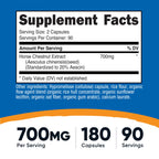 Nutricost Horse Chestnut Extract Capsules 700mg Per Serving, 180 Capsules