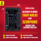 Catchmaster Scorpion Glue Tray Traps 6-Pack, Adhesive Scorpion Killer for Home, Simple Insect Traps Indoor, Sticky Bug Catcher for Kitchen, Garage, & Basement, Pest Control Glue Trap