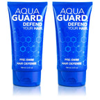 AQUA GUARD Pre-Swim Hair Defense, Prevents Chlorine Damage (2-Pack) | Softens & protects for blonder blondes, vibrant color, and manageable curls. UV protection, made in California