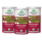 ORGANIC INDIA Whole Psyllium Husk Powder Organic - Psyllium Husk Fiber Supplement, Digestion Support, Vegan, Gluten-Free, Non-GMO, Soluble & Insoluble Fiber Source - 12 oz (Pack of 1)
