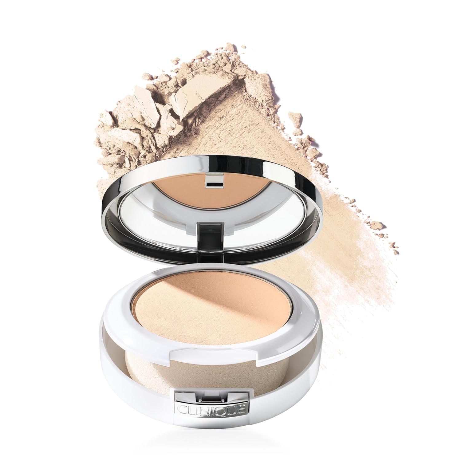 Buy now Clinique Beyond Perfecting Powder Lightweight Full Coverage Foundation + Concealer For Dry Combination to Oily Skin Types AB Breeze 0.5 at indiglob india