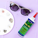 BEACON Gem-Tac Premium Quality Adhesive for Securely Bonding Rhinestones and Gems - Water-Based, UVA Resistant, 2-Ounce
