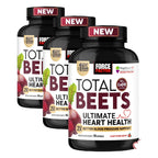 Force Factor Total Beets Ultimate Heart Health 1800mg Beet Root Capsules | Blood Pressure Support Supplement with CoQ10 for Nitric Oxide & Blood Flow with Grapeseed, Hawthorn Berry, 90 Capsules