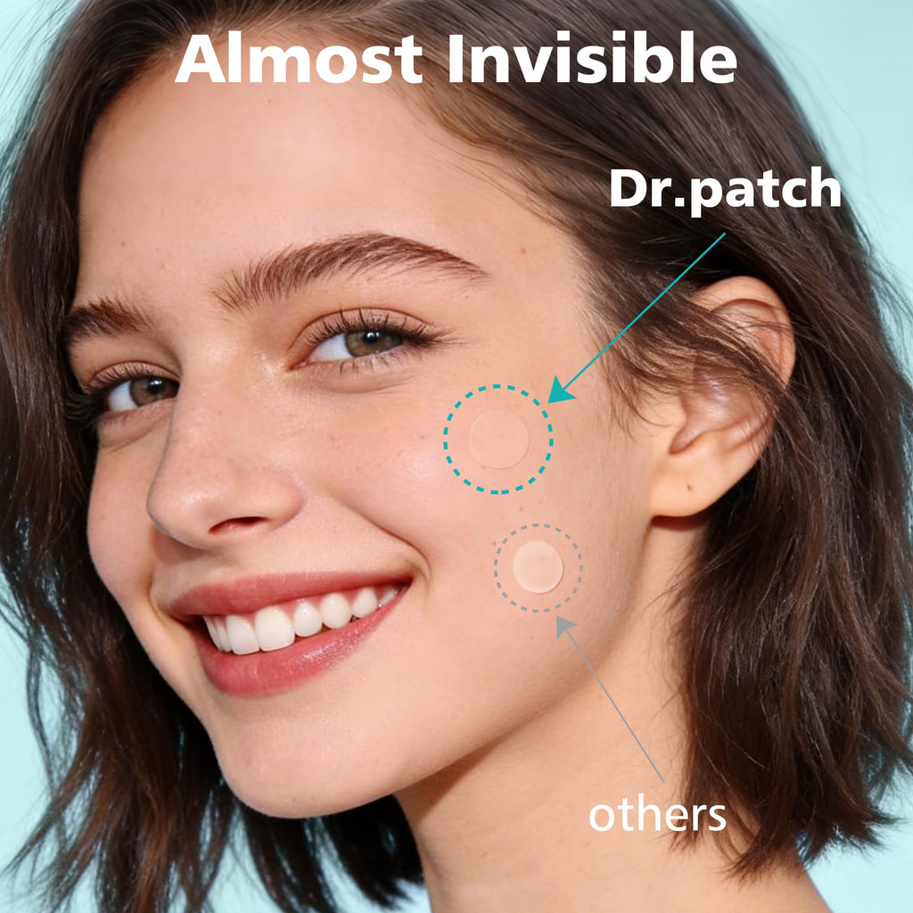 Pimple Patches for Face - 4 Size 600 Counts Acne Patches, Hydrocolloid Patches for Covering Zits and Blemishes, Spot Stickers with Salicylic Acid, Tea Tree Oil & Calendula Oil