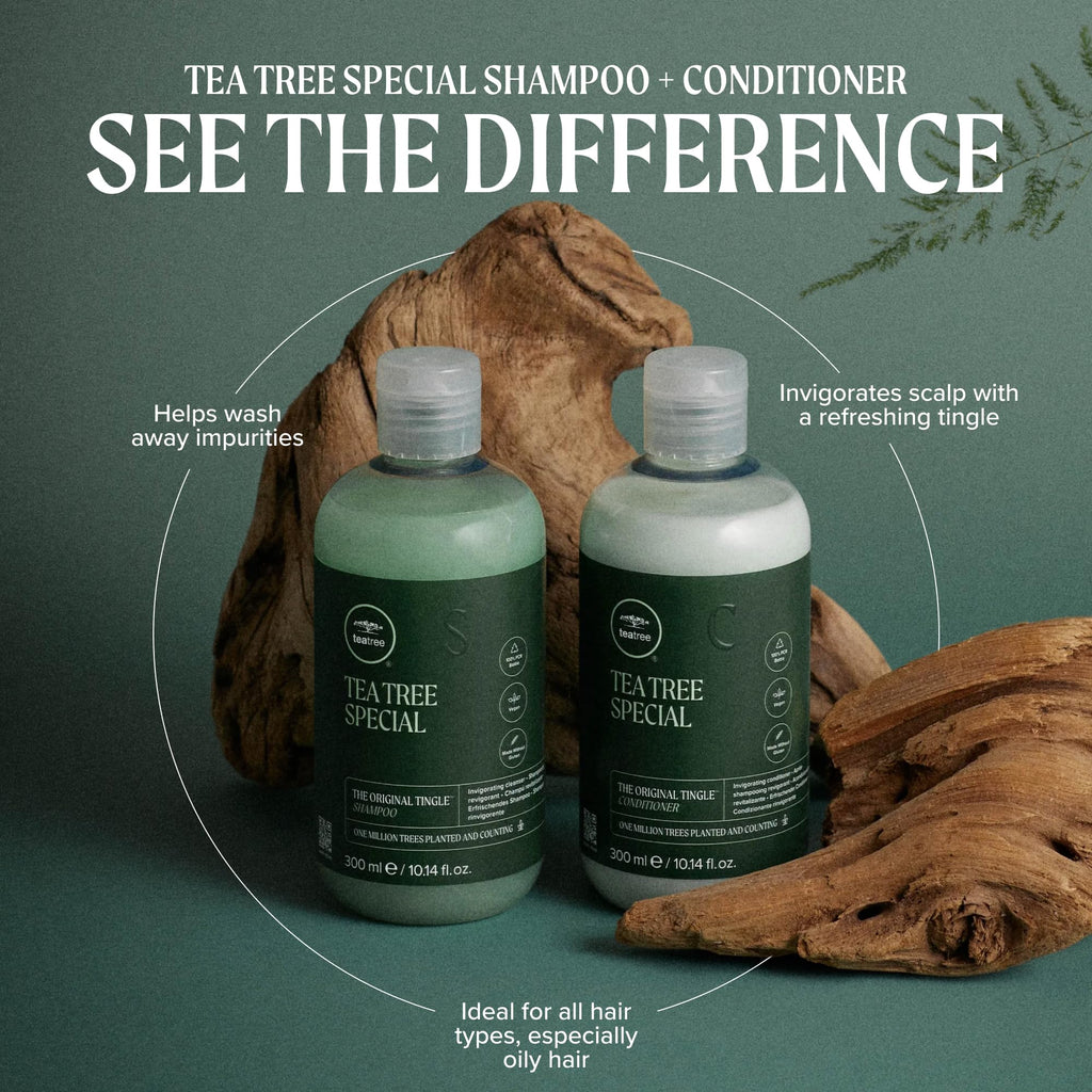 Tea Tree Special Shampoo, Deep Cleans, Refreshes Scalp, For All Hair Types, Especially Oily Hair